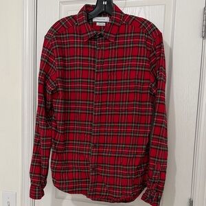 Urban outfitters Red and Black Plaid Men's Shirt